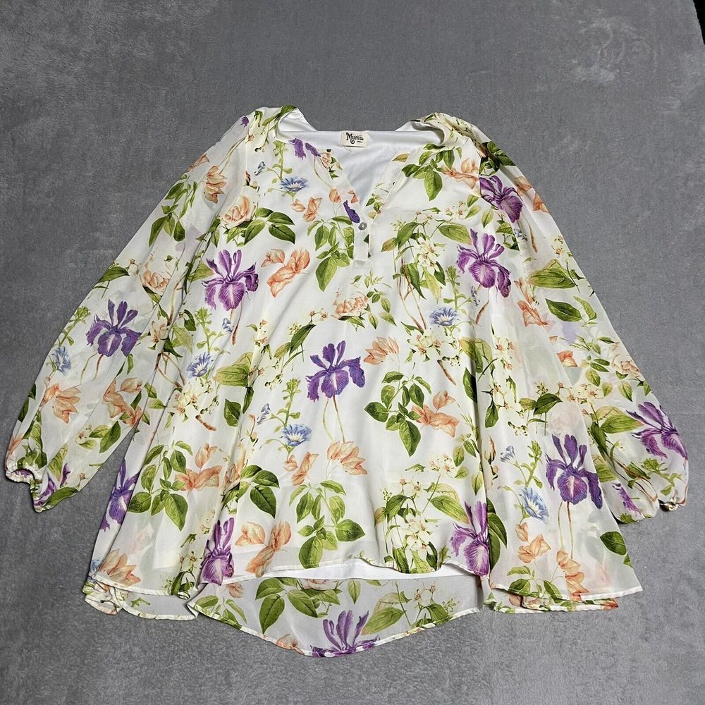 Show Me‎ Your Mumu Top Womens Small Floral Tunic Mini Dress Beach